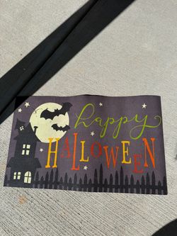 Happy Halloween Decorative Mat