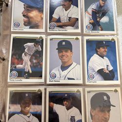 80s and 90s baseball cards