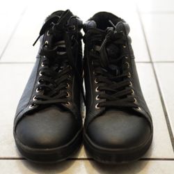 Aldo Leather Boots -Black 