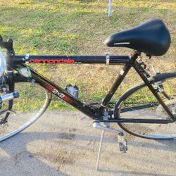 1990 Cannondale SH600 2x2, 28” Bike- Black With Red