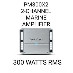 PM300X2 Punch Marine 2-Channel Marine Amplifier 300 WATTS RMS 

