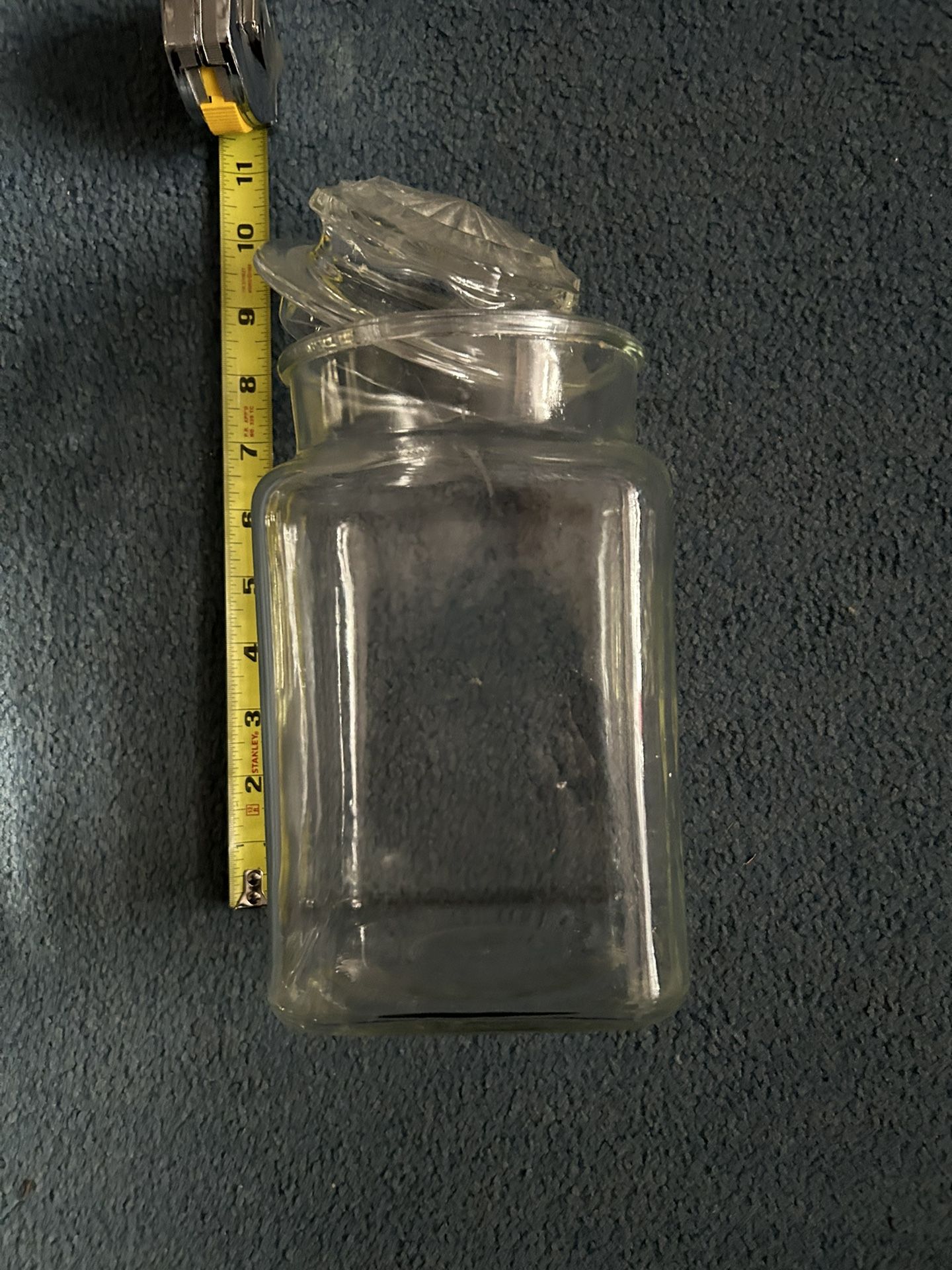 Glass Apothecary Canister Jar Vintage
