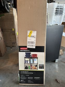 Rubbermaid Fasttrack Rail 36”  Shelving Kit - NEW In box
