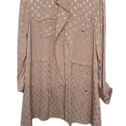 Louis Vuitton Monogran Shirt  Dress Jacket L 