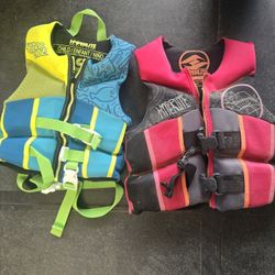 Kids Life Jackets.