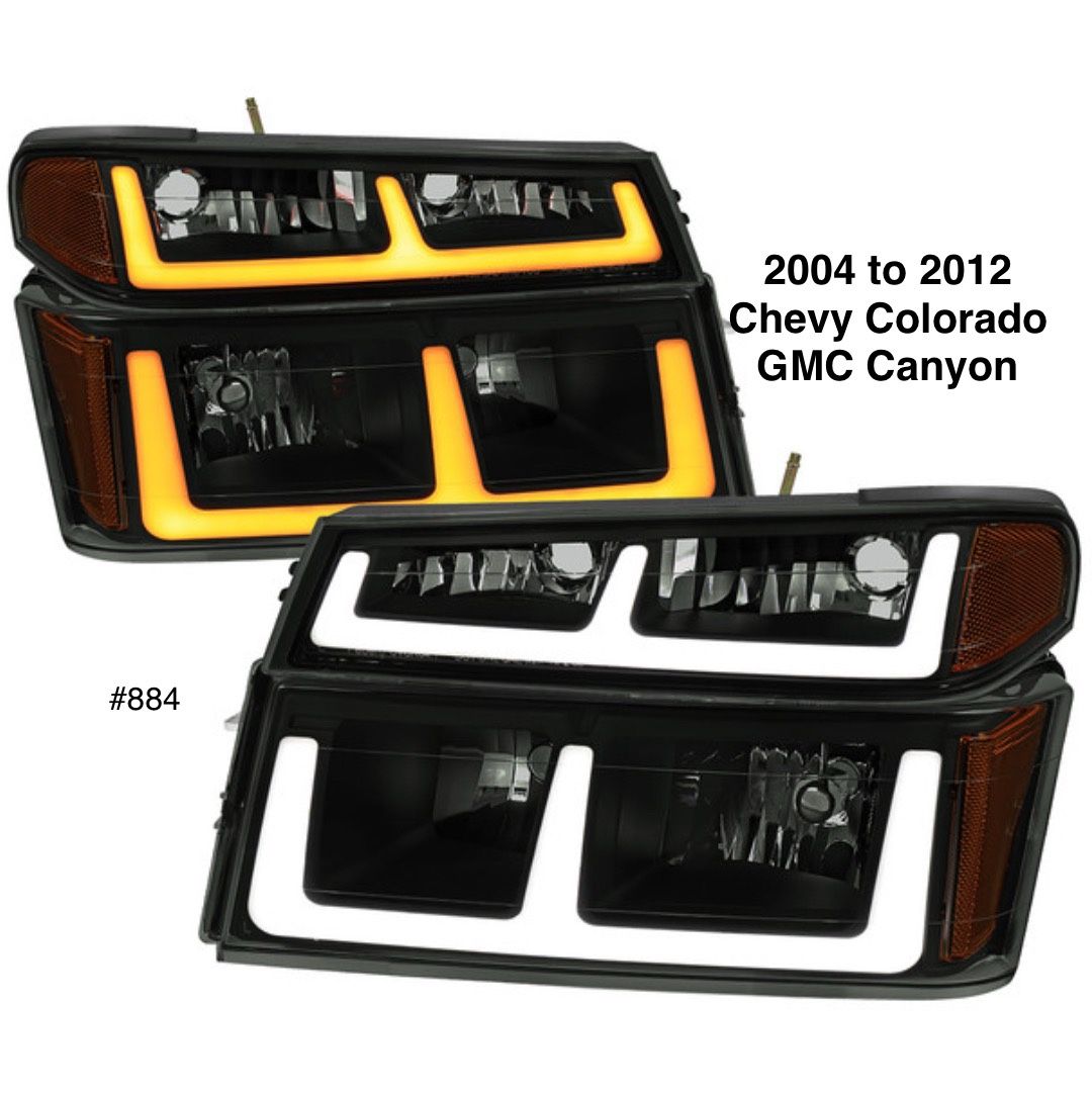 2004 to 2012 Chevy Colorado GMC Canyon Headlights