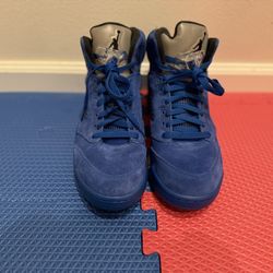 Air Jordan 5 Blue Suede 10