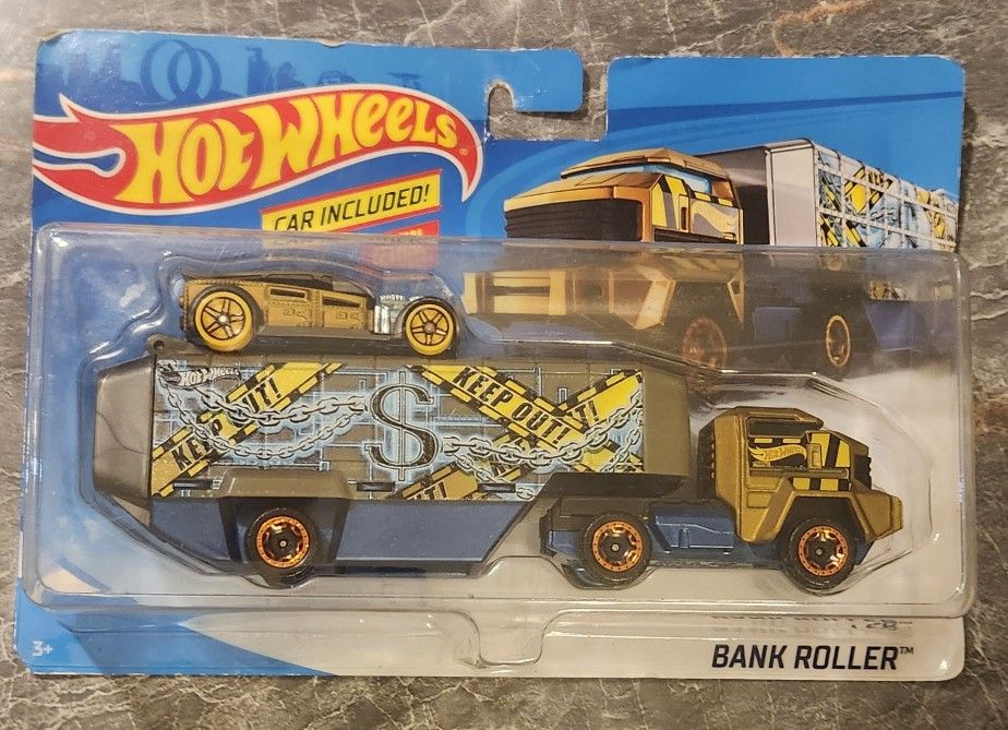 Hot Wheels BankRoller Detachable Coin Holder Truck Set