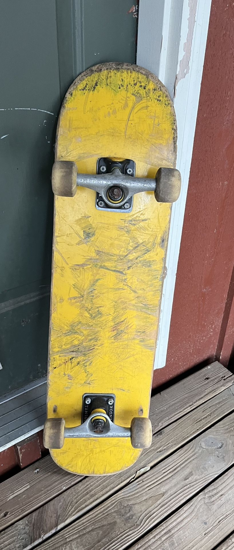 Blank Skateboard. Tensor Trucks. Pretty Old Though :/