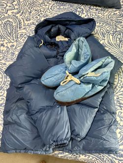 Vintage 1960’s REI Jacket and Camp Slippers