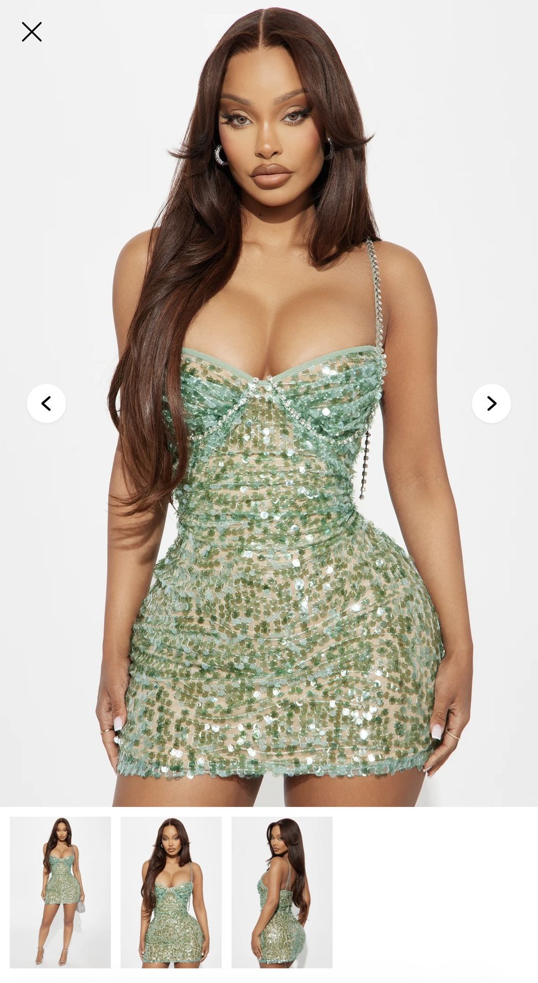 Fashion nova sequin dress