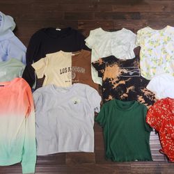Hollister Shein Shirts Tops Hoodies 12 Items Girl Size S 14-16