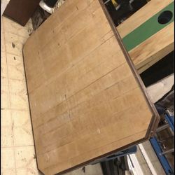 Solid wood dining room table