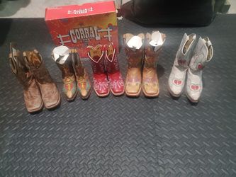 KIDS CORRAL BOOTS, VERY NICE,CUTE!!!