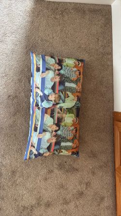 BTS silk rectangular plush pillow
