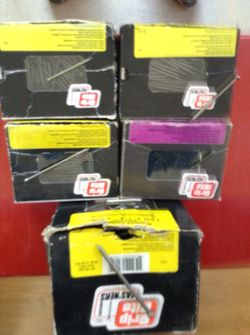 5 boxes of different nails