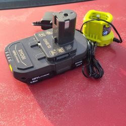 Ryobi Battery And Charger Included