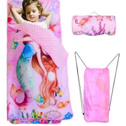 Lydaz Toddler Nap Mat with Pillow and Blanket