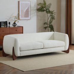 Modern Boucle Sherpa Sofa