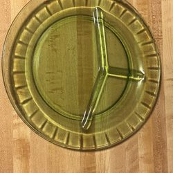 Uranium Glass Plate 