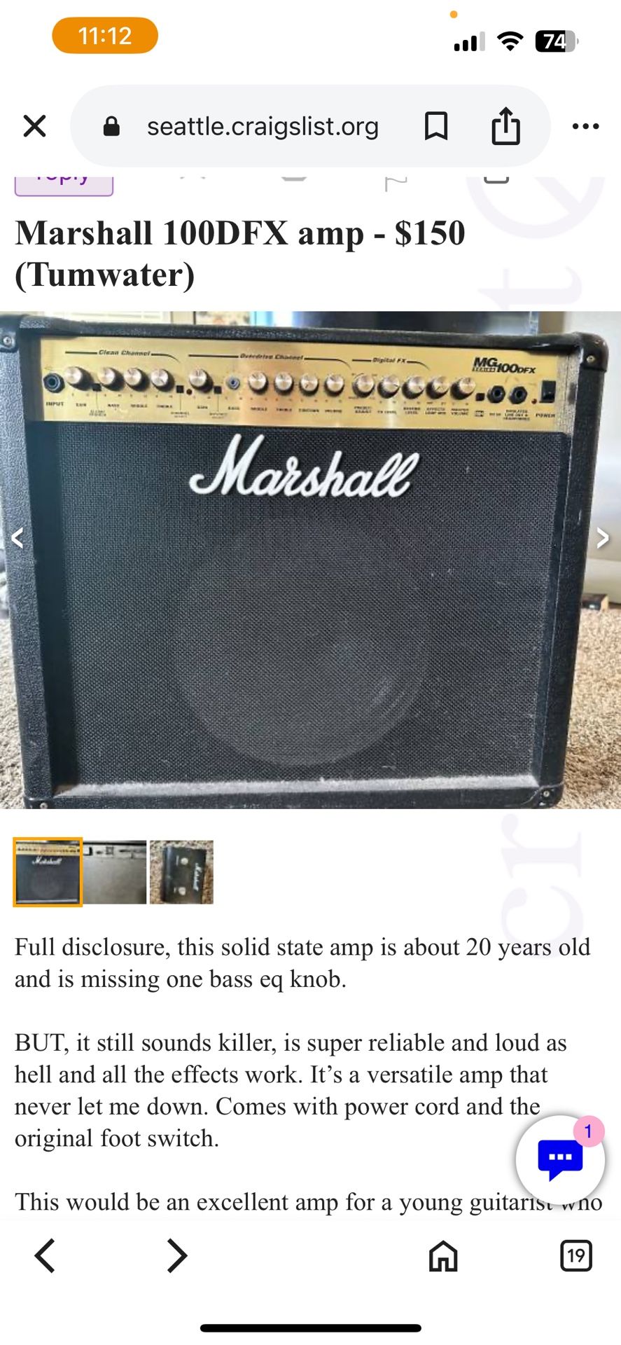 Marshal, 100 DFX