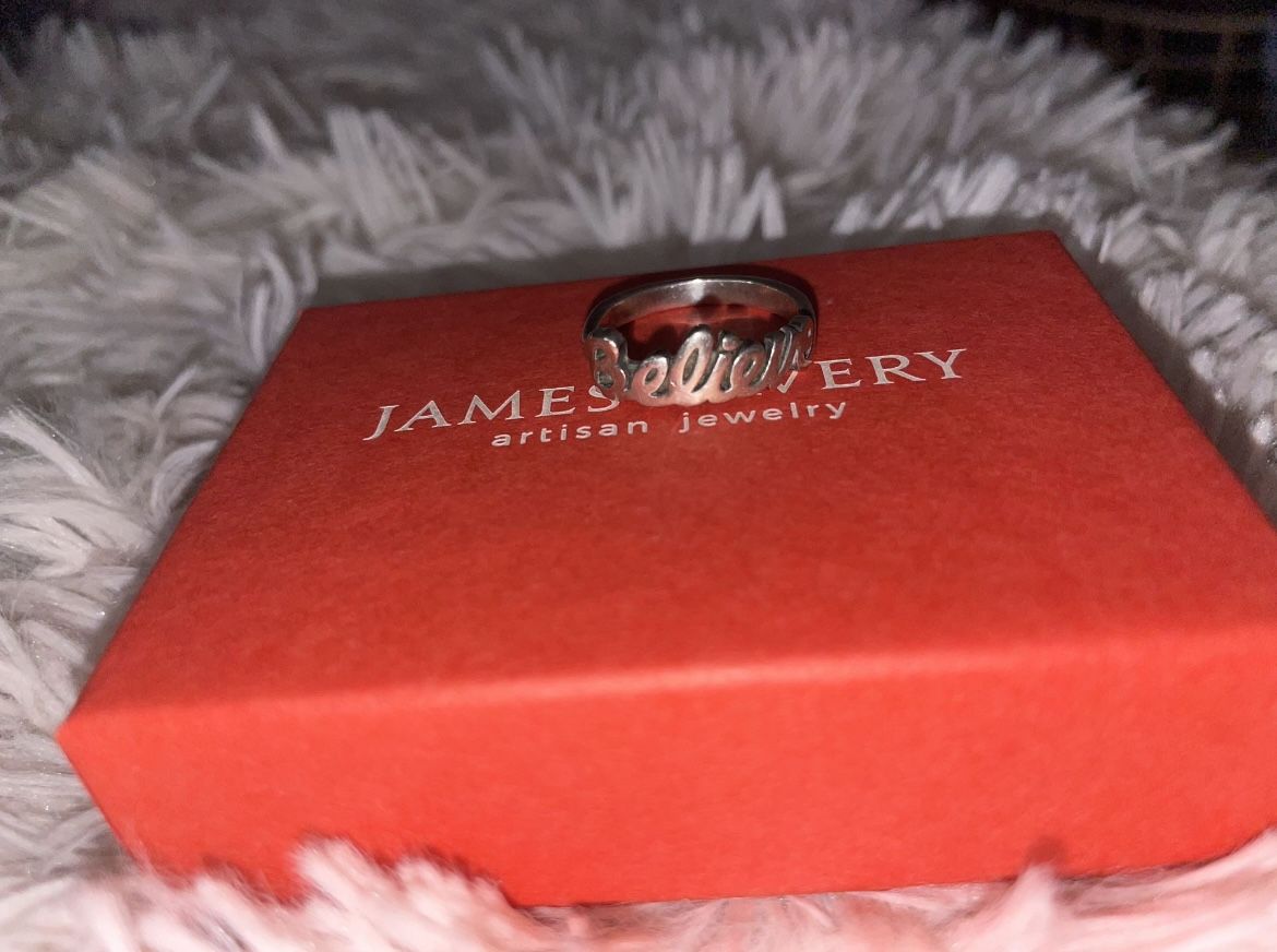 James Avery Retired Believe Ring