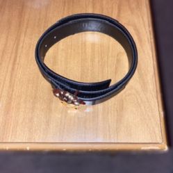 Versace “La Medusa Leather Belt” Men