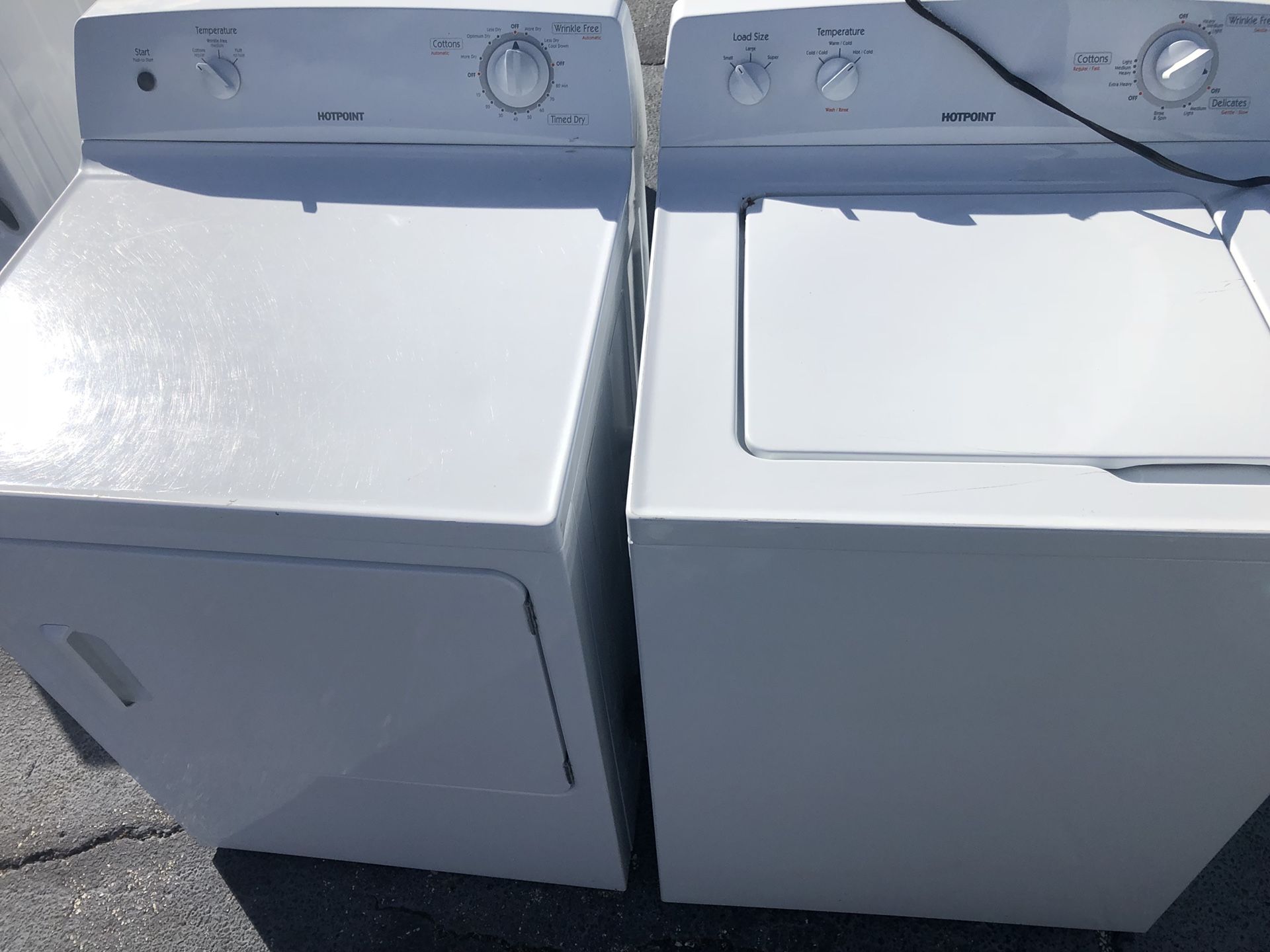 Side by side washer dryer sets