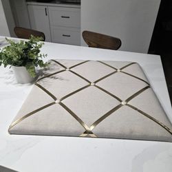 Faux plant and memo board