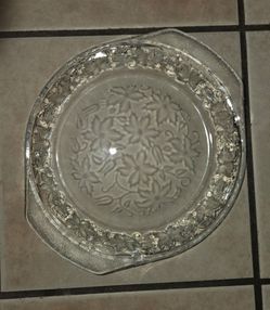 Vintage Princess House Fantasia Crystal 9" pie plate