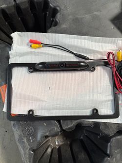 License Plate Frame Backup Camera with Night Vision