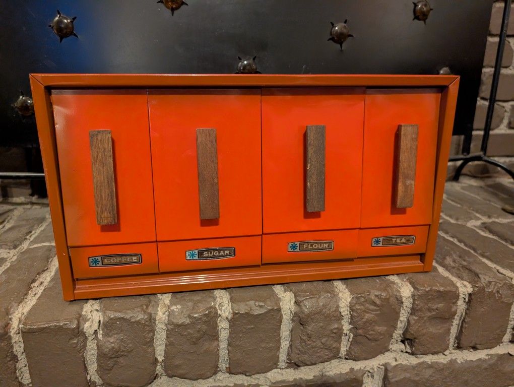 Vintage Mid Century Kitchen Counter Organizer