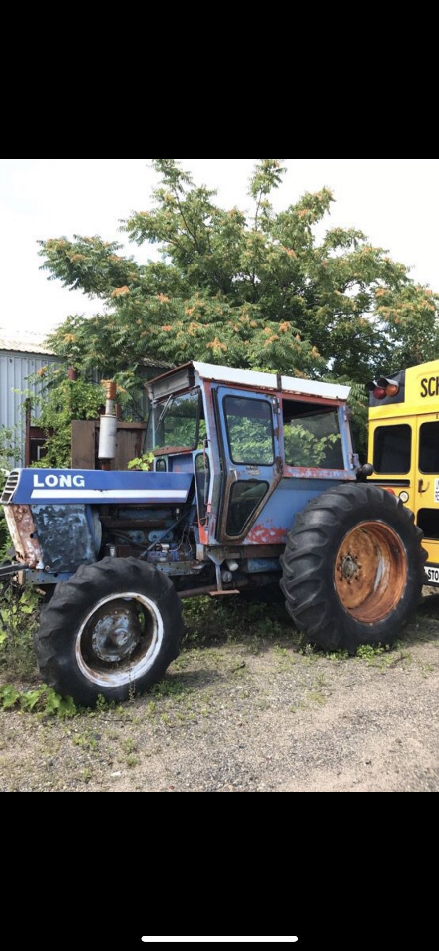 Long Farm Tractor