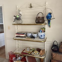 Brass Bakers Rack