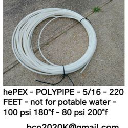 hePEX POLYPIPE - 5/16
