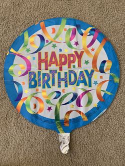 Birthday balloons