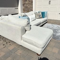 Comfy Pottery Barn Sectional 