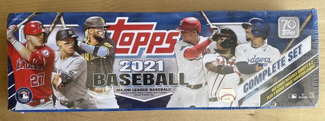 2021 TOPPS BASEBALL FACTORY COMPLETE SET!!! 