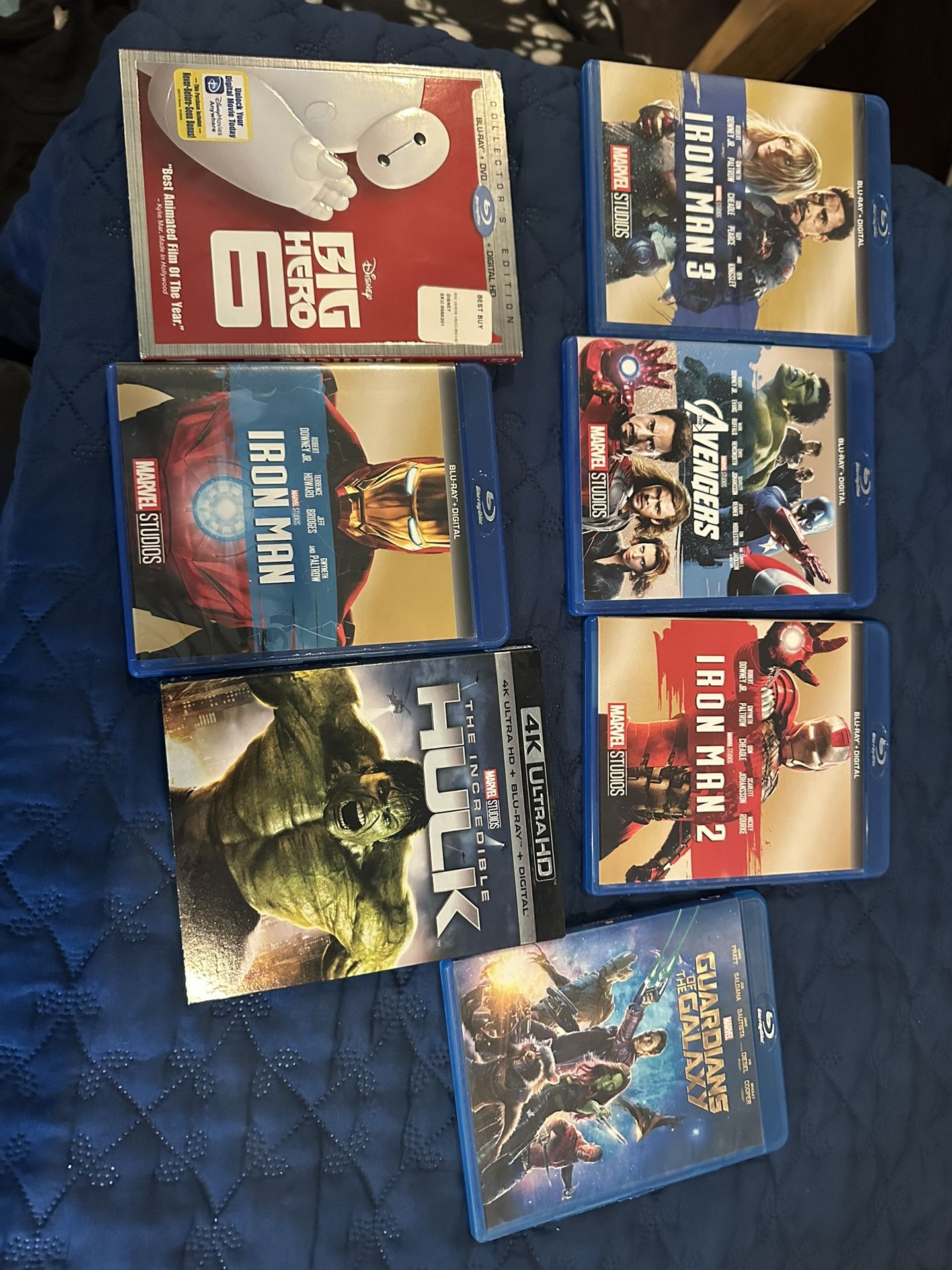 Blu Rays ! (Marvel, Big Hero Six) 