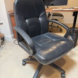 Black Leather Office Chair