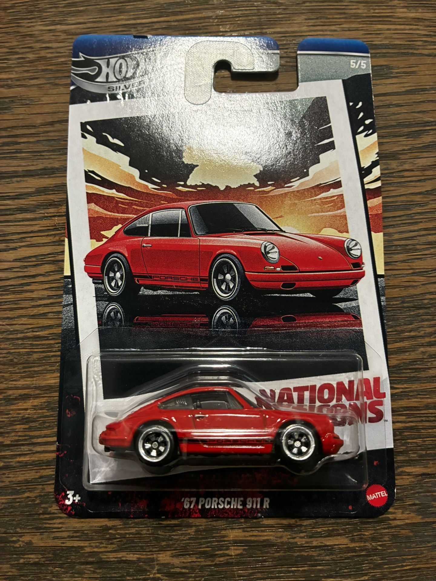 Hot Wheels Silver Series National Icons 67 Porsche 911 R