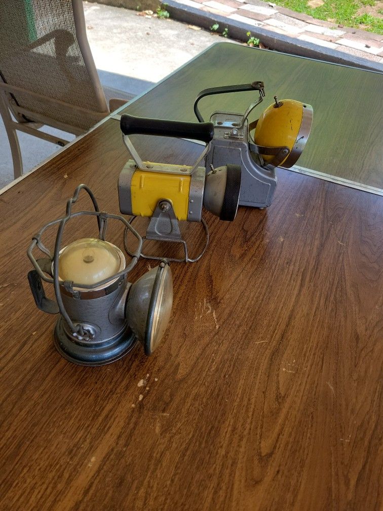 Railroad Lantern And Old Lights