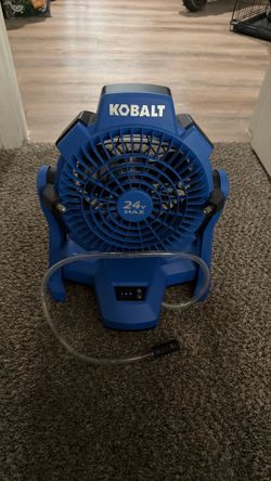 Kobalt 24v MAX misting fan w/ battery
