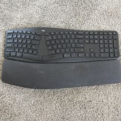 Logitech ERGO K860 Wireless Split Ergonomic Keyboard.