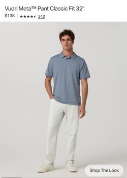 BRAND NEW VUORI CLASSIC PANTS