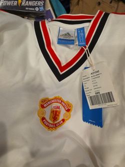 New Sample 1(contact info removed) MANCHESTER UNITED AWAY RETRO SHIRT JERSEY ADIDAS ORIGINALS AZ1242 sz M