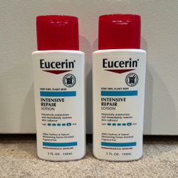 Eucerin lotion 5 oz: $3 each