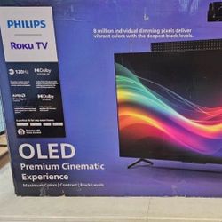 65 Tv $55 Down On Finacing Free Delivery 6 Month Warranty 65 Phillips Oled Smart 4k Hdtv. 