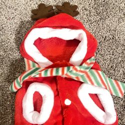 Christmas Dog Coat, Small/medium New