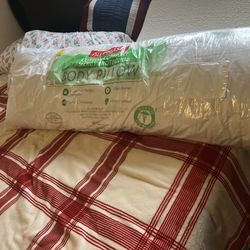 AllerEase Cotton Allergy Protection Body Pillow, 20" x 54. 590 JS